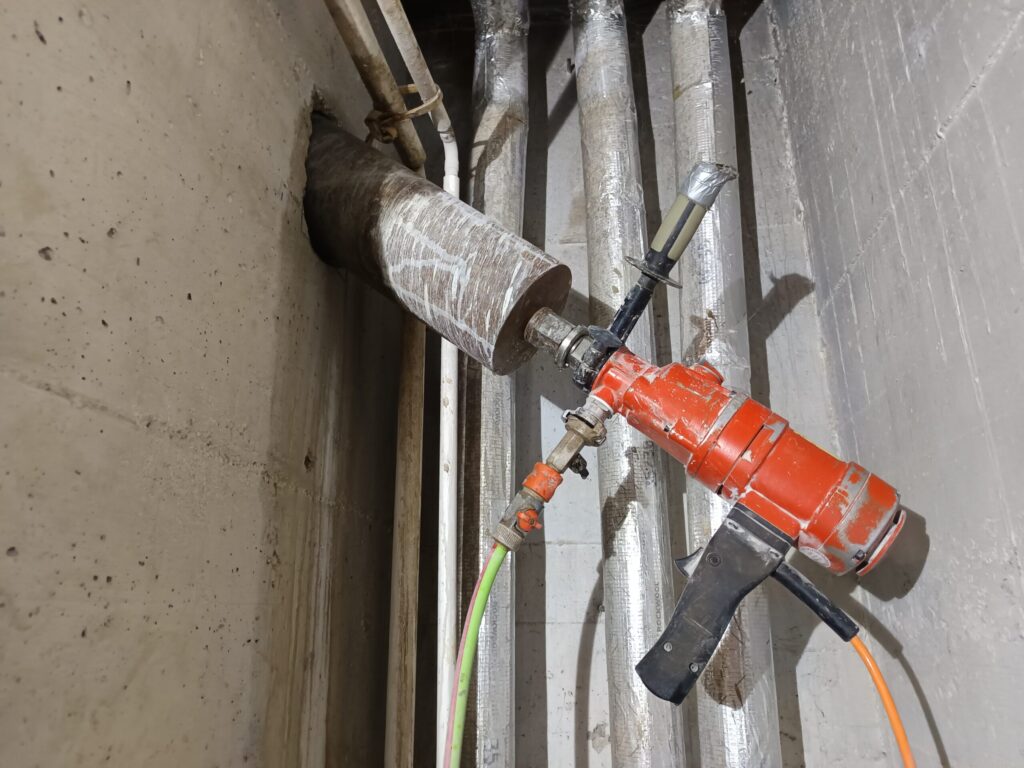 Bohrtechnik im Installationsbereich